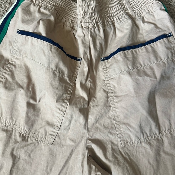 Maeve by Anthropologie Women’s Wide Leg Crop Chino Pants Tan Sport Stripe XS - Picture 5 of 8